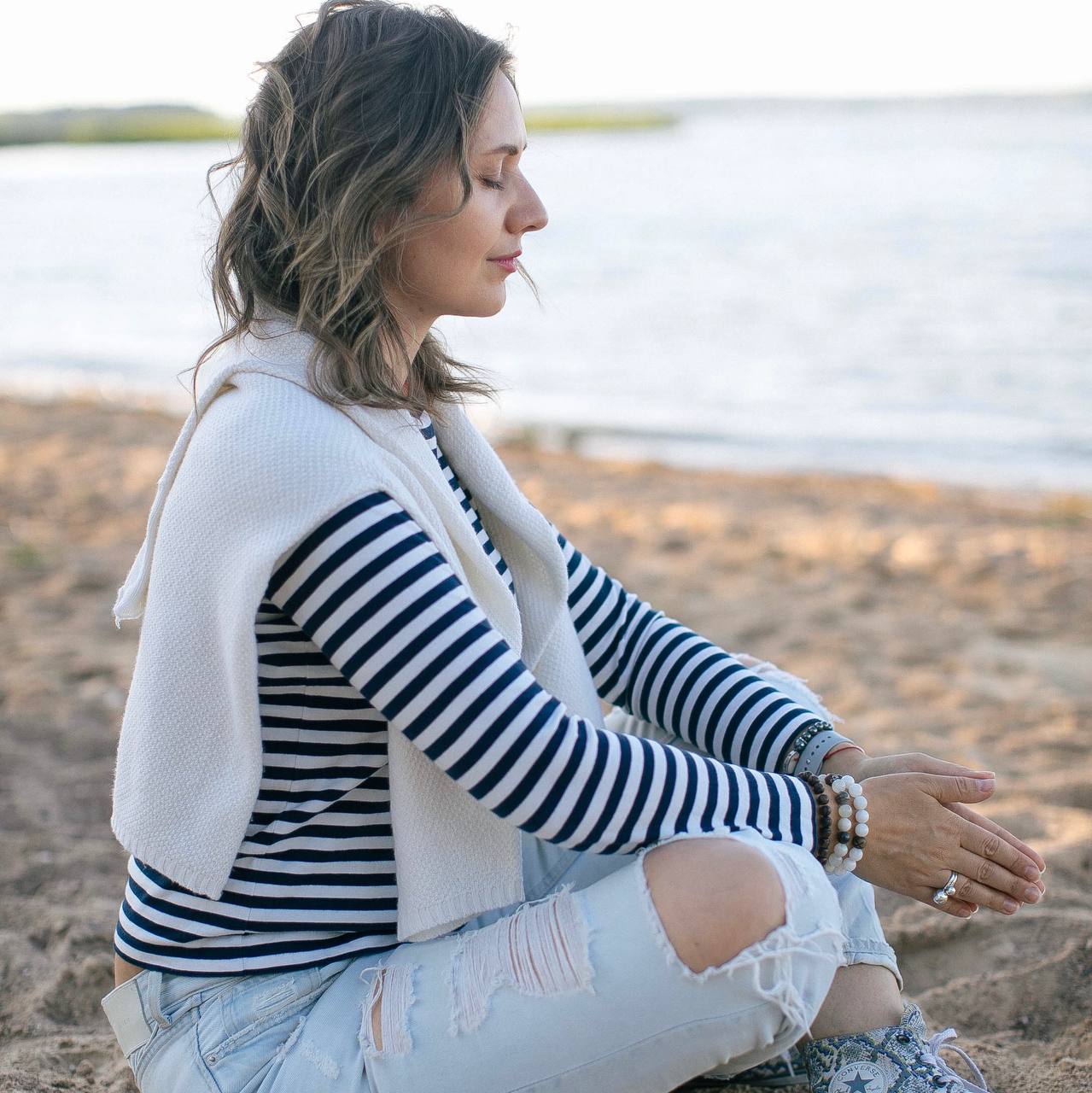 Natalia leading a group session